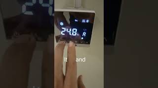 Remote thermostat setting part2 [upl. by Ettolrahc]