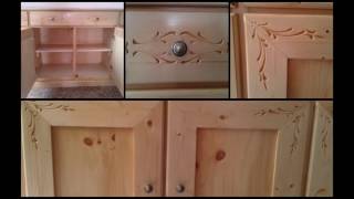 Credenza rustica 6 ante fatta in casa [upl. by Cristionna306]