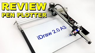 REVIEW  New PEN PLOTTER iDraw 20 A3 by UUNA TEK® XY CNC Drawing Machine [upl. by Neras]