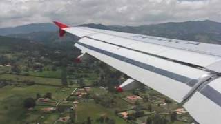 Avianca A320 landing in Medellin  Rionegro [upl. by Airlia293]