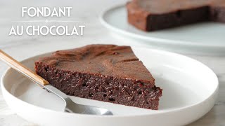 Le FONDANT AU CHOCOLAT  La recette facile du Meilleur Gâteau au Chocolat [upl. by Neo]