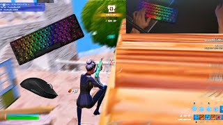 HyperX alloy origins 60 Red Switch ASMR Gaming 💤 smooth Fortnite gameplay [upl. by Treharne]