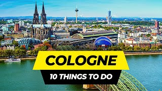 Top 10 Things to do in Cologne 2024  Germany Travel Guide [upl. by Enelyw642]