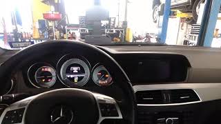 2012 Mercedes Benz C300 oil light reset [upl. by Giorgio]