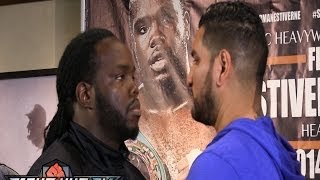 Stiverne vs Arreola full press conference and face off video [upl. by Lavern]