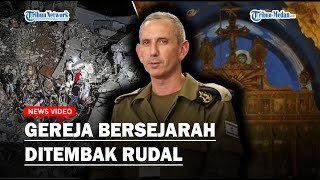 Gereja St Porphyrius Saksi Bisu Perang Salib kini Hancur Lebur di Tengah Perang Israel vs Hamas [upl. by Nottnerb]