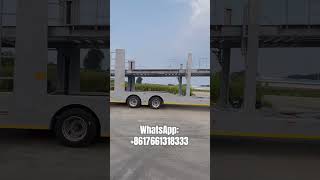 Eightposition screw lifting car trailer [upl. by Eentruok]