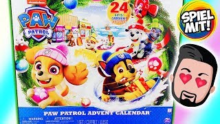 NEU 2018 PAW PATROL Adventskalender Alle 24 Türchen öffnen mit Kaan Weihnachten in Adventure Bay [upl. by Lesde]