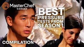 Best MasterChef Canada Pressure Tests From Season 1  MasterChef World [upl. by Annoj]