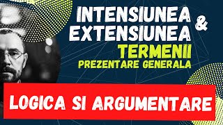 Bac Logica si argumentare Termenii Intensiune Extensiune prezentare generala [upl. by Elletnohs726]