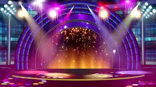 STAGE BACKGROUND6 WITH LIGHTS [upl. by Collete246]