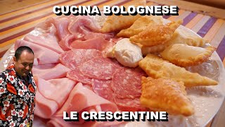 LE CRESCENTINE BOLOGNESI o a Modena Gnocco Fritto a Parma Torta Fritta [upl. by Isolda]