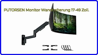 BEWERTUNG 2024 PUTORSEN Monitor Wandhalterung 1749 Zoll WESENTLICHE Einzelheiten [upl. by Rhianna]