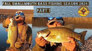 FALL SMALLMOUTH BASS FISHING SEASON 2024 PART 1 [upl. by Pilif568]