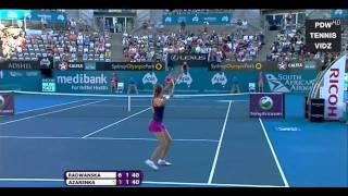 Azarenka vs Radwanska Sydney 2012 Highlights [upl. by Letsirk786]