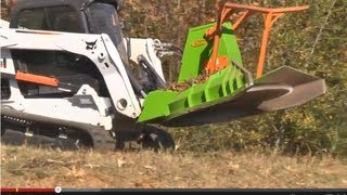 Georgia Brush Mowing Duel Drum and Eco Mulcher [upl. by Retsub]