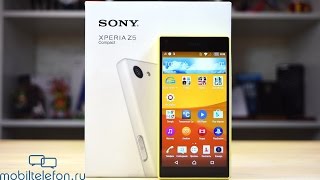 Обзор Sony Xperia Z5 Compact камера влагозащита сканер пальца звук батарея и скорость review [upl. by Publius]