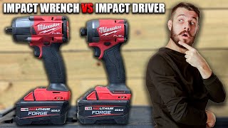 Milwaukee Impact Wrench vs M18 Fuel Impact Driver  TESTED [upl. by Winter468]