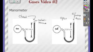 gases video 2  Finding Pressure Using Barometers and Manometers [upl. by Dira]