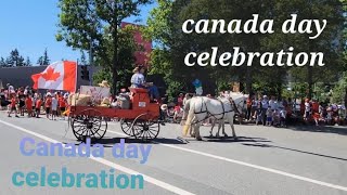 Canada day celebrations 2023  Canada day parade 2023 British Columbia Canada 2023 Canada [upl. by Akeimat672]