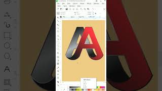 Fast Logo Design in Coreldraw  3D Design in Coreldraw shorts [upl. by Anayt30]