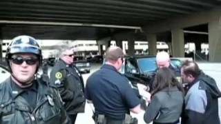 Police Officer Breaks Reporters Camera For Filming On Public Sidewalk [upl. by Mcgee706]