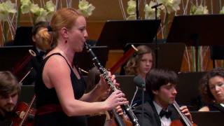 WAMozart Clarinet concerto in A major K622 with Nadja Drakslar [upl. by Ahcsas]