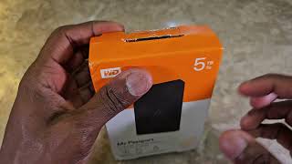 WD 5TB My Passport Portable External Hard Drive USB 31USB 30 Unboxing and Review [upl. by Anawot]