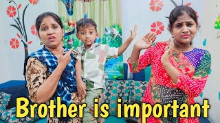 Brother is Important  comedy video  funny video  Prabhu sarala lifestyle [upl. by Melisse783]