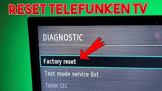 How to Reset Your Telefunken TV  Tutorial [upl. by Udale]