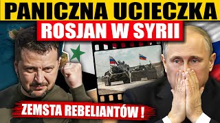 PANICZNA UCIECZKA ROSJAN W SYRII  ZEMSTA REBELIANTÓW [upl. by Sosthina815]