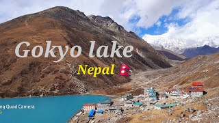 Gokyo lake  EBC trek amp three passes Nepal 🇳🇵 Ngozumpa glacier cross  Gokyo Valley [upl. by Moe]