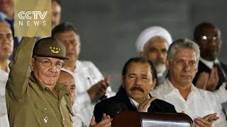 Raul Castro delivered speech in honor of Fidel Castro in Santiago de Cuba [upl. by Amis647]