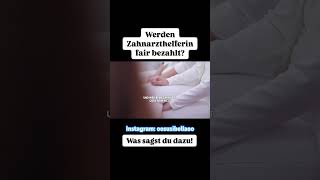 Zahnarzthelferin ZMA Folge mir auf Instagram für mehr [upl. by Akkire]