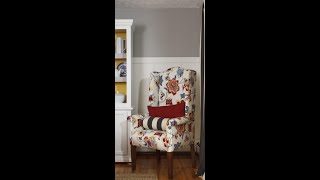 How to reupholster a chair the arm piece [upl. by Cynthia]