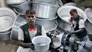 Behind the Forge Crafting Aluminum Utensils at a Silver Factory in Pakistan utensilmaking [upl. by Ledua820]