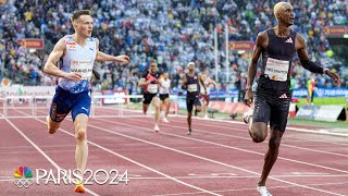 Karsten Warholm battles dos Santos in INSTANT CLASSIC Oslo 400m hurdles showdown  NBC Sports [upl. by Hsac]