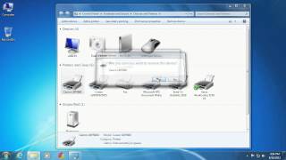 Tech Support How to delete a Printer in Windows 7 [upl. by Akinnej]