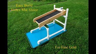 EASY BUILD FINE GOLD SLUICE [upl. by Bruner]