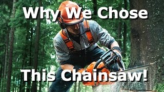 Husqvarna 445 Chainsaw unboxing and review Why we chose it [upl. by Bordy67]