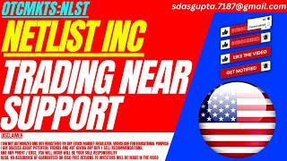 TRADING NEAR SUPPORT  NLST STOCK  NETLIST STOCK [upl. by Annas246]