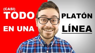 El SÍMIL de la LÍNEA de PLATÓN 🤓 Aprende FÁCIL  Filosofía Antigua [upl. by Alfi]