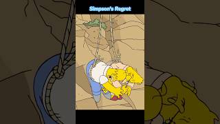 Simpsons Regrets Season 29 Episode 18 shorts funny simpsons [upl. by Glimp]