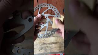 Sanding brake rotors be like bike [upl. by Aleakcim823]