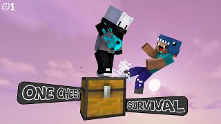 Minecraft Survival But ONE CHEST BLOCK minecraft survival onechest MrWrench [upl. by Adalia]