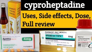 Cyproheptadine PeriactinStinzer  Uses Dosing Side Effects  Medication Review in 4 minutes [upl. by Akfir]