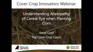 Podcast Understanding Allelopathy with Cereal Rye when Planting Corn [upl. by Farra460]