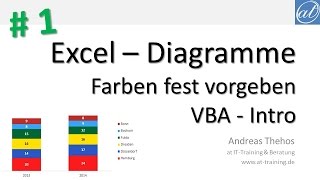 Excel  581  Diagramme  Farben per VBA zuweisen  Teil 1 [upl. by Graf]