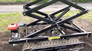 【確認動画】サンワ車輌 ML401 クロールタワー 高所作業車 クローラー 運搬車 ５馬力 [upl. by Livvie324]