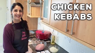 How to Make Simple and Easy Homemade Chicken Kebab Recipe  With My Little Kitchen [upl. by Accber]